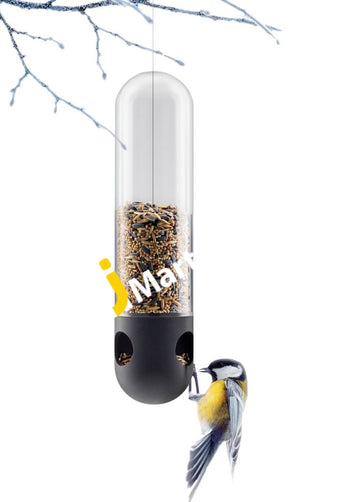 Evasolo Bird Feeder Tube Frost-Proof Glass Accommodates Small Birds - Imported From Uk